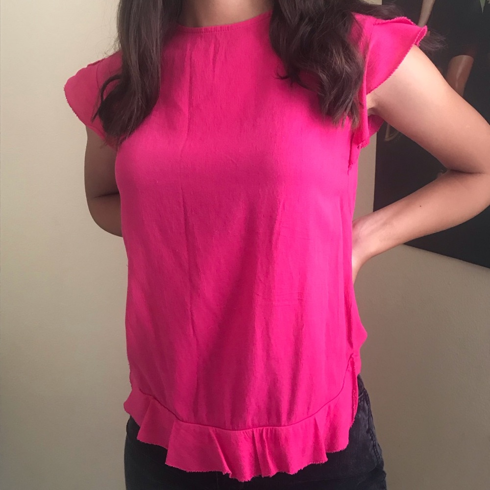 Pink blouse